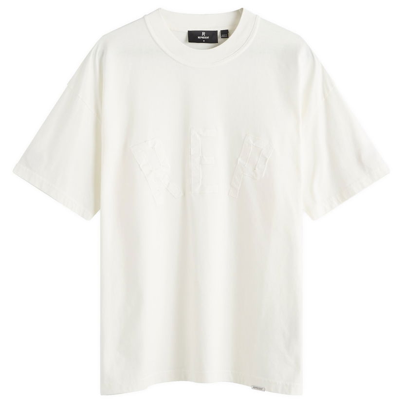 T-shirt Represent Clo Rep Applique T-Shirt Vit | MLM4252-072