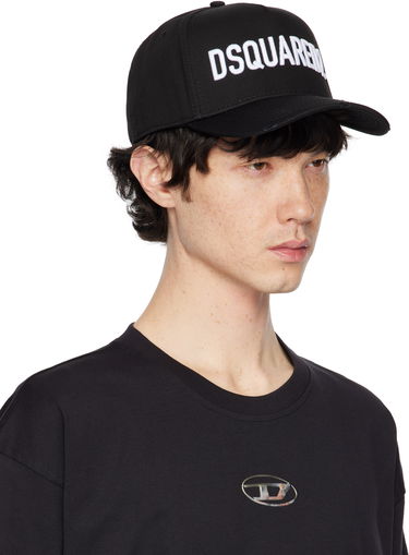 Keps DSQUARED2 DSQUARED2 Baseball Cap with Logo Svart | BCM066005C00001M063, 3