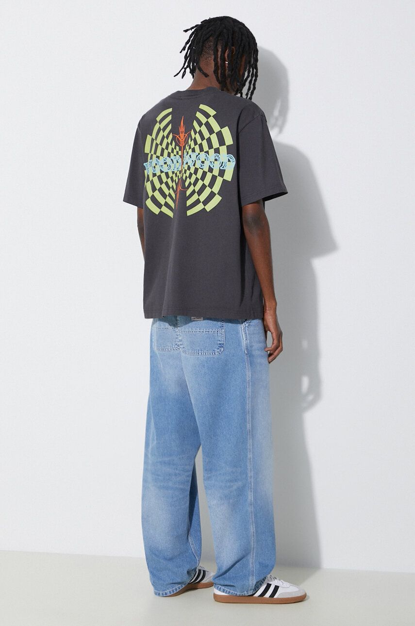 T-shirt WOOD WOOD T-Shirt With Print Grå | 12415705.2507, 1