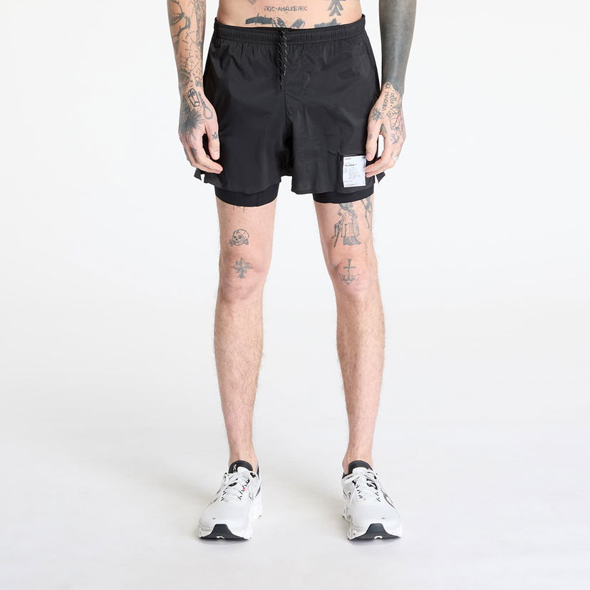 Shorts Satisfy Satisfy TechSilk 5 Shorts Svart | 12003-BK