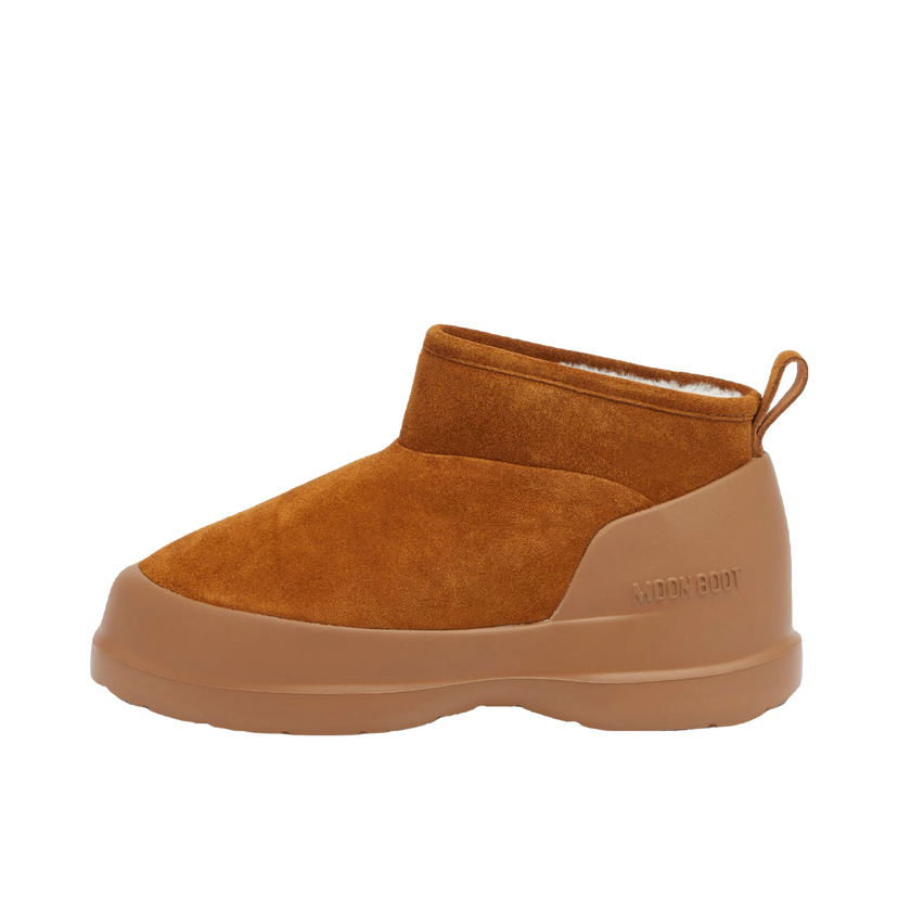 Sneakers och skor Moon Boot Luna Suede Low Boot Cognac Brun | 80D2480040-COG