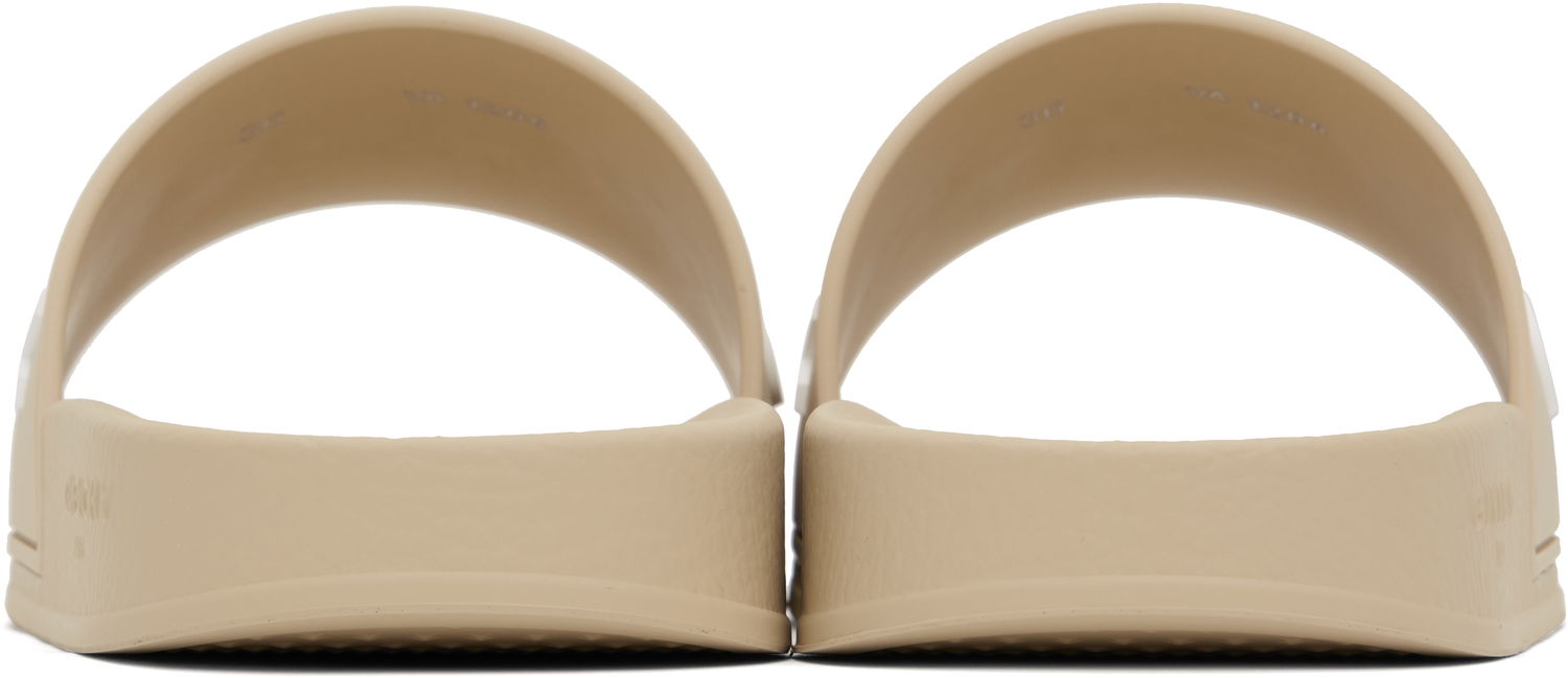 Tillbehör Givenchy Givenchy Embossed Pool Slides Beige | BE3076E1KU270, 1