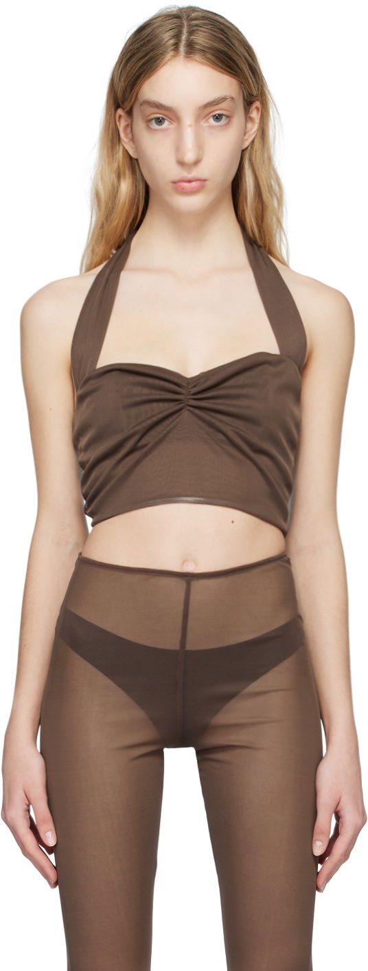 Linne Anna Sui Anna Sui Halter Top Brun | 0123D20