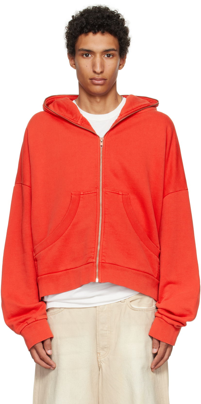 Sweatshirt Entire Studios Entire Studios Eternal Zip Hoodie Röd | ES2202CH