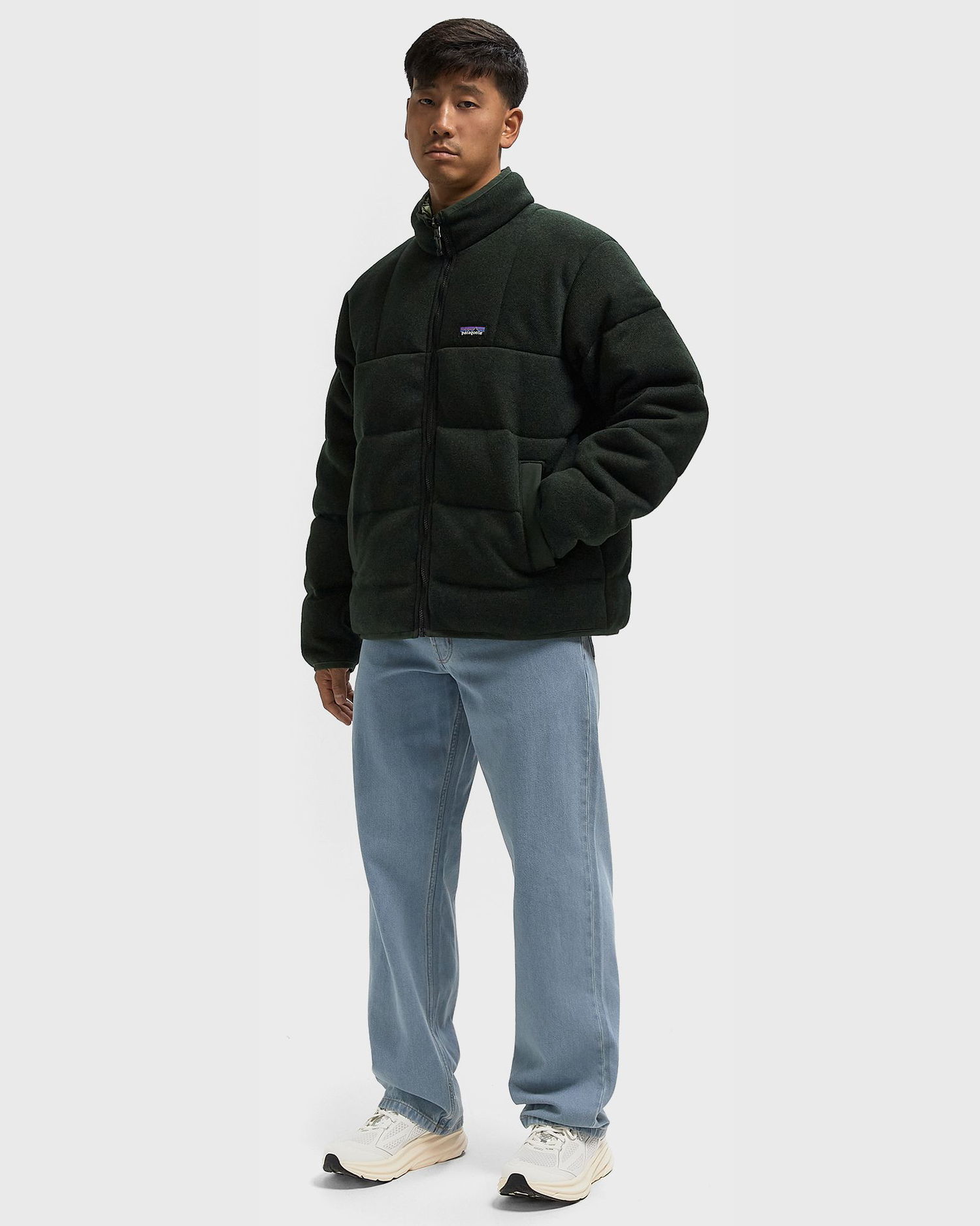 Pufferjacka Patagonia Reversible Down Better Sweater Jacket Grön | 26250-OLGG, 1