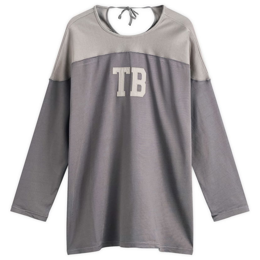 T-shirt BEAMS Beams Boy Football Long Sleeve T-Shirt Grå | 1314-0514-101-15
