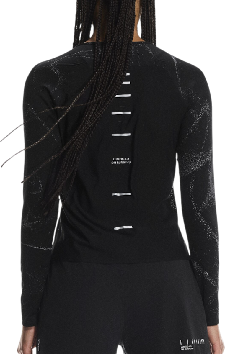 T-shirt On Running Long-Sleeve Performance T-Shirt Lumos DryTec Svart | 1wf30280553, 1