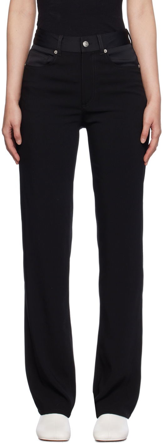 Byxor Maison Margiela MM6 Maison Margiela Five-Pocket Trousers Svart | S52LA0223 S78536