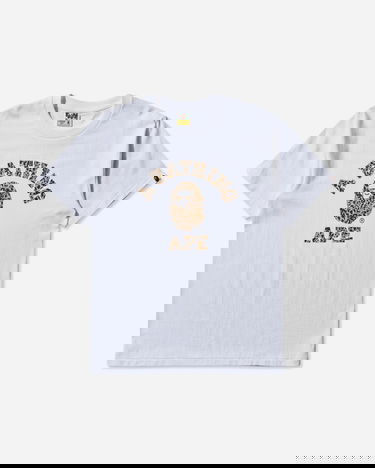 T-shirt BAPE Wild Leopard Pattern College T-Shirt Vit | 1L80110039 WHXBG, 1