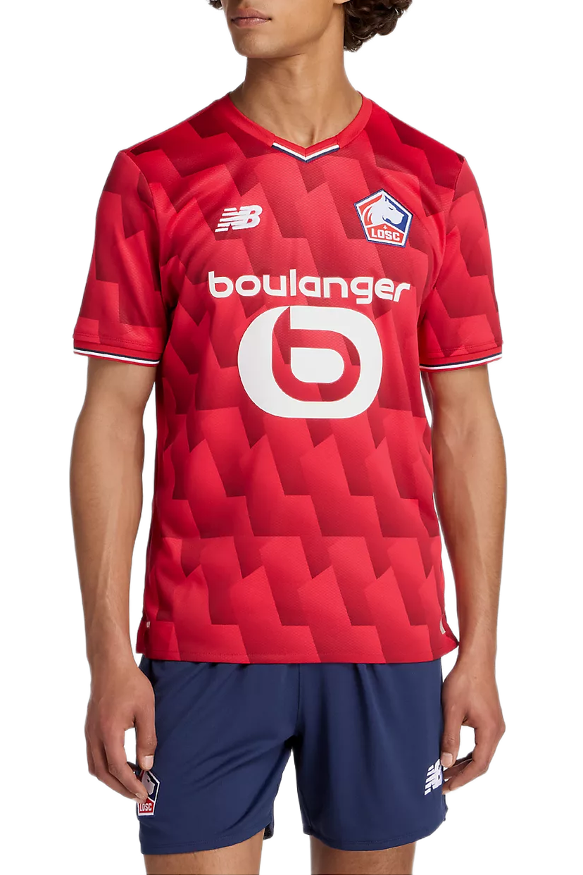 Jersey New Balance LOSC Lille Home Jersey 2025/26 Röd | mt230454-hme