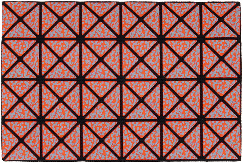 Plånbok BAO BAO ISSEY MIYAKE Geometric Pattern Card Holder Orange | BB47AG324