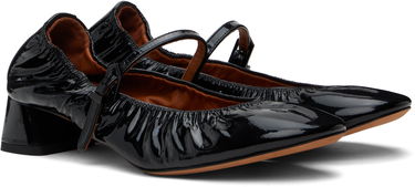 Sneakers och skor LANVIN Heeled Mary Jane Ballerina Flats Svart | FW-BAMB04-GLOS-H24, 3