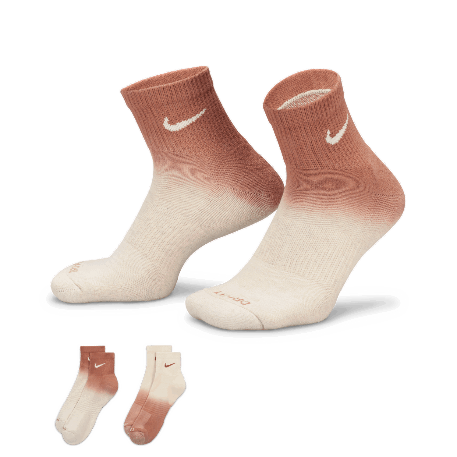 Strumpor Nike Everyday Plus 2 Pairs Röd | FJ4913-907, 1