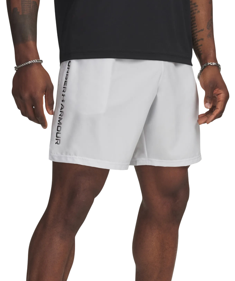 Shorts Under Armour Tech Woven Wordmark Shorts Vit | 1383356-023