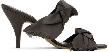 Sneakers och skor The Row Vika Knot Heeled Sandals Grå | F1569-W326, 0