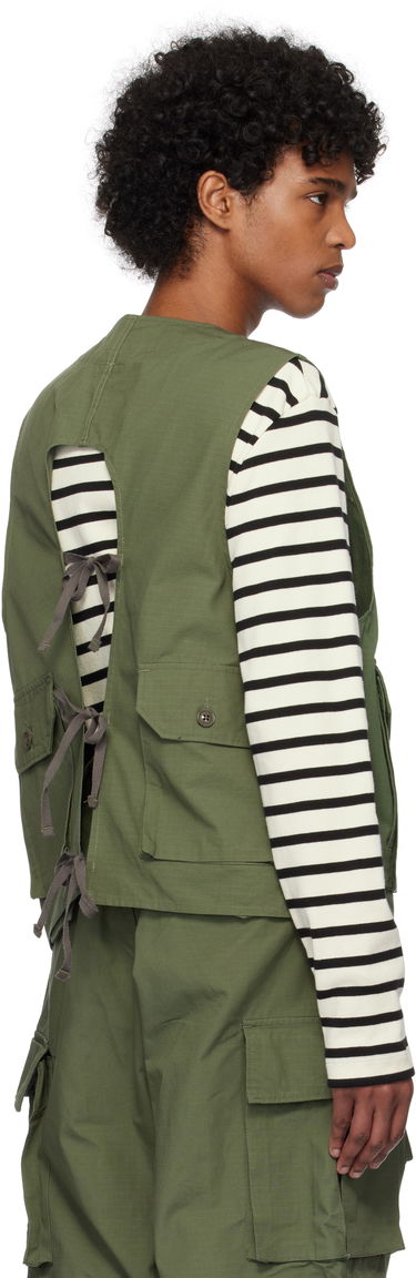 Väst Engineered Garments Engineered Garments C-1 Field Vest Grön | 25S1C010, 2