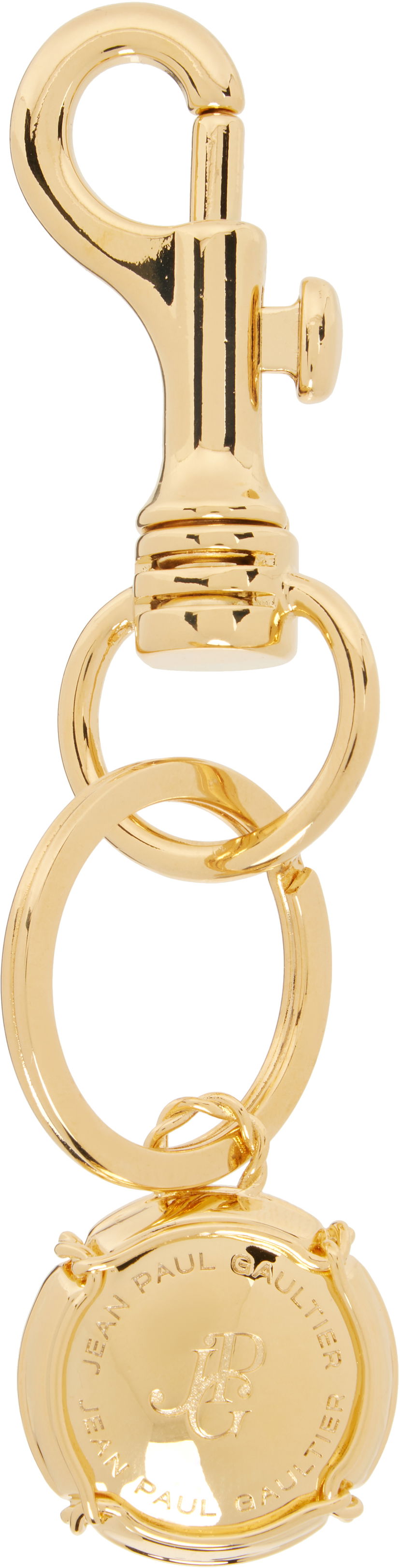 Nyckelringar Jean Paul Gaultier Jean Paul Gaultier 'The Champagne' Keychain Metallisk | 25/03-W-JW009-X053-92