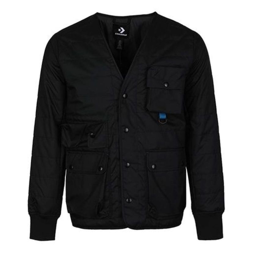 Väst Converse Chuck Taylor Seasonal Woven Jacket Svart | 10019990-A01