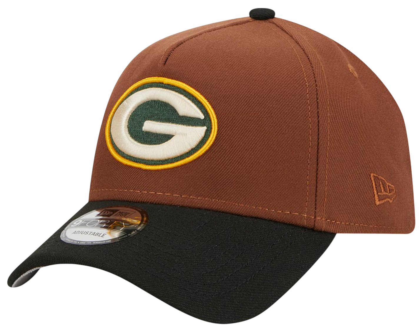 Keps New Era New Era Green Bay Packers 9Forty Adjustable Cap Brun | 60426649-60426649, 0