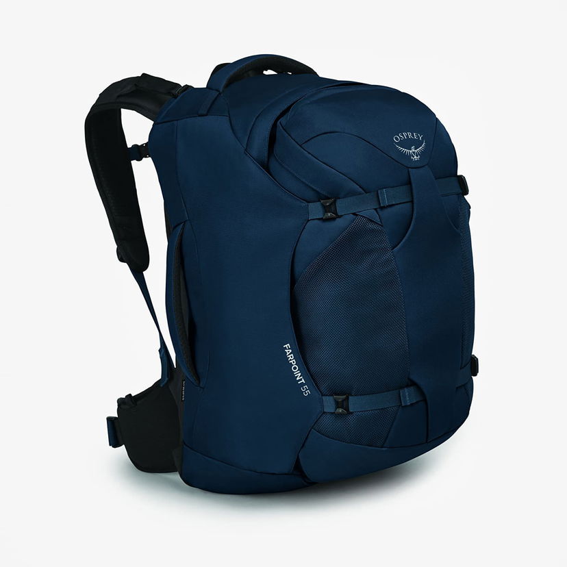Ryggsäck Osprey Travel Backpack Farpoint 55 Blå | 10020501OSP