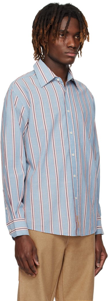 Skjorta Bode Bode Regatta Stripe Shirt Blå | MRS25SH026, 1