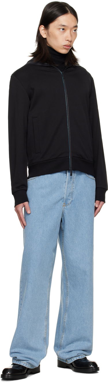 Jacka Moncler Moncler Zip Up Cardigan Jacket Svart | K20918G0001389AZY, 4