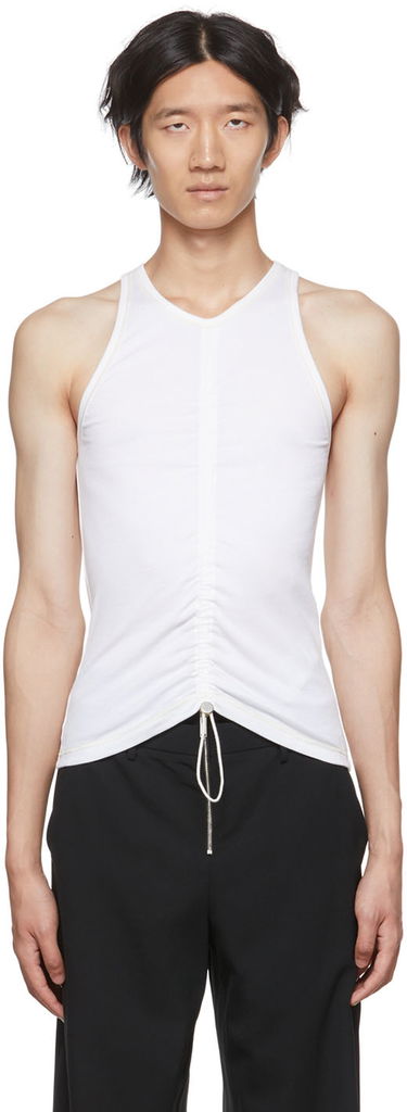 Linne Dion Lee Ruched Tank Top Vit | C3042S22, 0