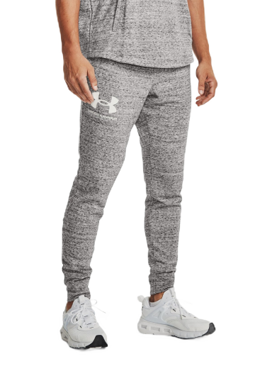 Träningsbyxor Under Armour Rival Terry Jogger Grå | 1361642-112