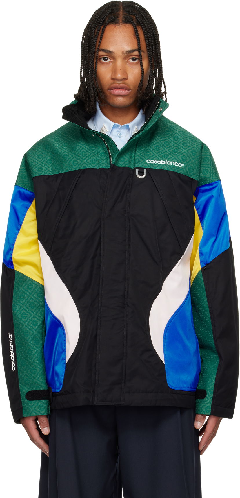 Parkas Casablanca Ripstop Montagne Parka Flerfärgad | MPF25-OT-188-01