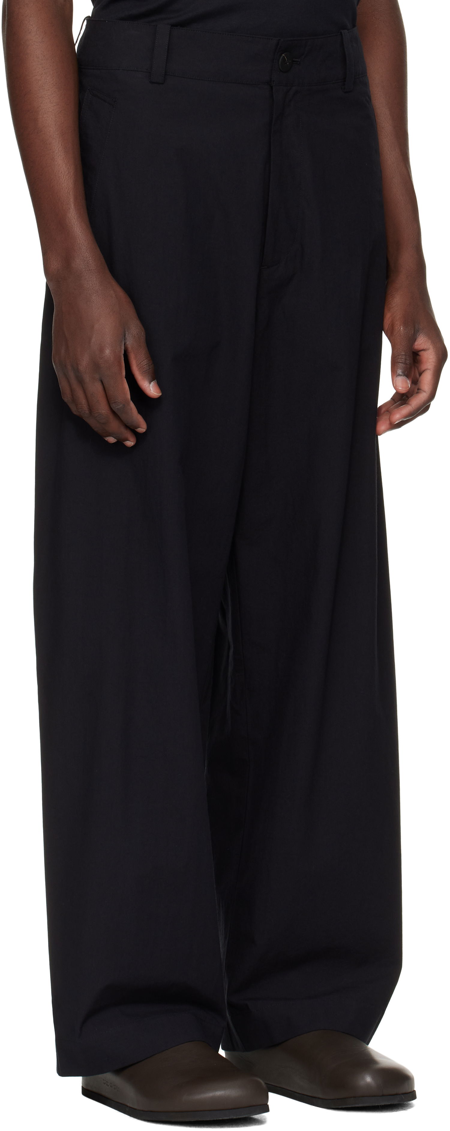 Byxor Studio Nicholson Mura Trousers Svart | MURA SNM - 1361, 1