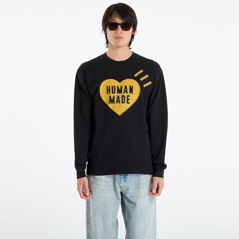 T-shirt Human Made HUMAN MADE Graphic Long Sleeve T-Shirt Svart | HM30CS044BK
