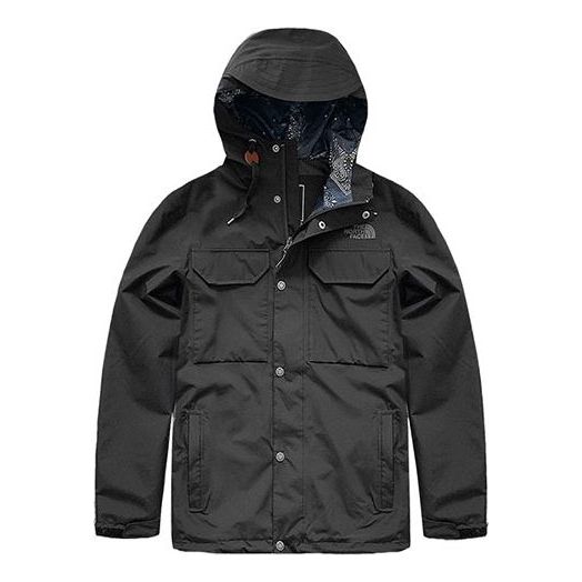 Parkas The North Face Dryvent Down Puffer Hood Jacket Svart | NF0A497F-JK3
