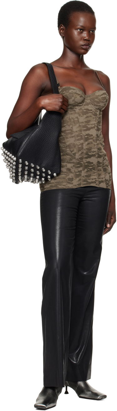 Byxor Diesel Black P-Lumys Flare Pants Svart | A16558 0NKBV, 3