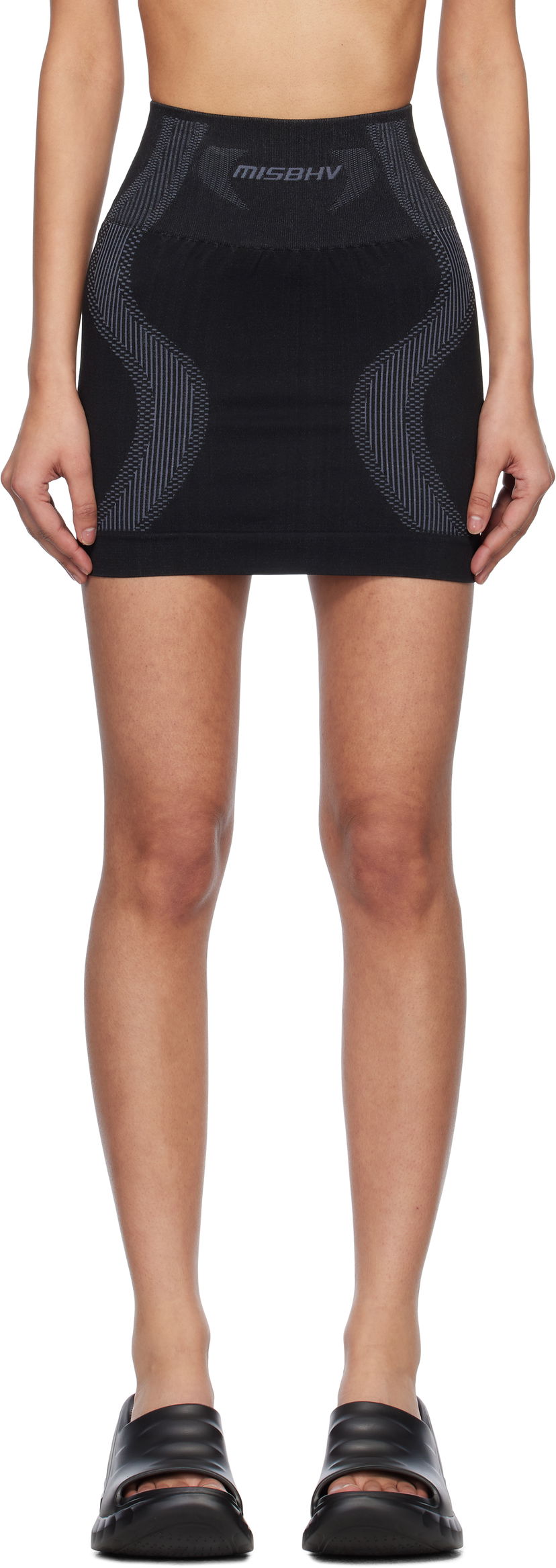 Kjol MISBHV MISBHV Sport Miniskirt Svart | 250EX501