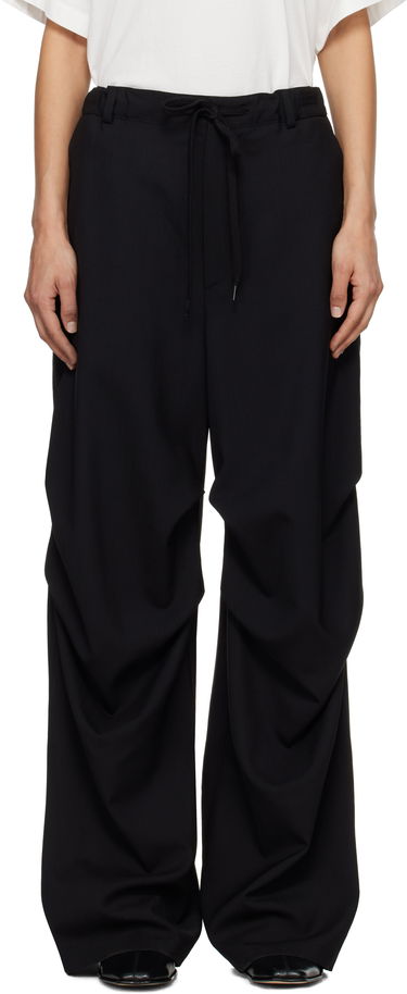 Byxor Maison Margiela MM6 Maison Margiela Tailoring Wool Canvas Cargo Trousers Svart | S52KA0524 M35080, 0