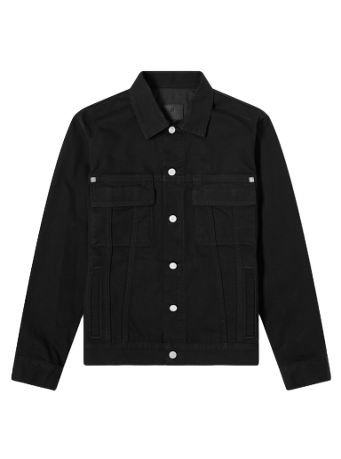 Jacka Givenchy Classic Fit Denim Jacket Svart | BM00Q650KK-001