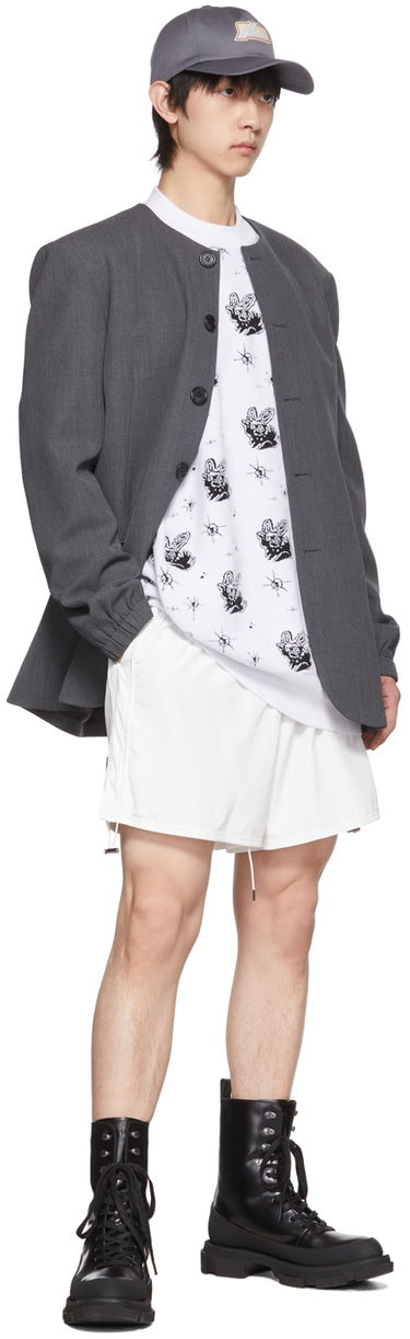 Sweater We11done Monster Print Reversible Sweater Vit | WD-KT1-22-651-U-WH, 3