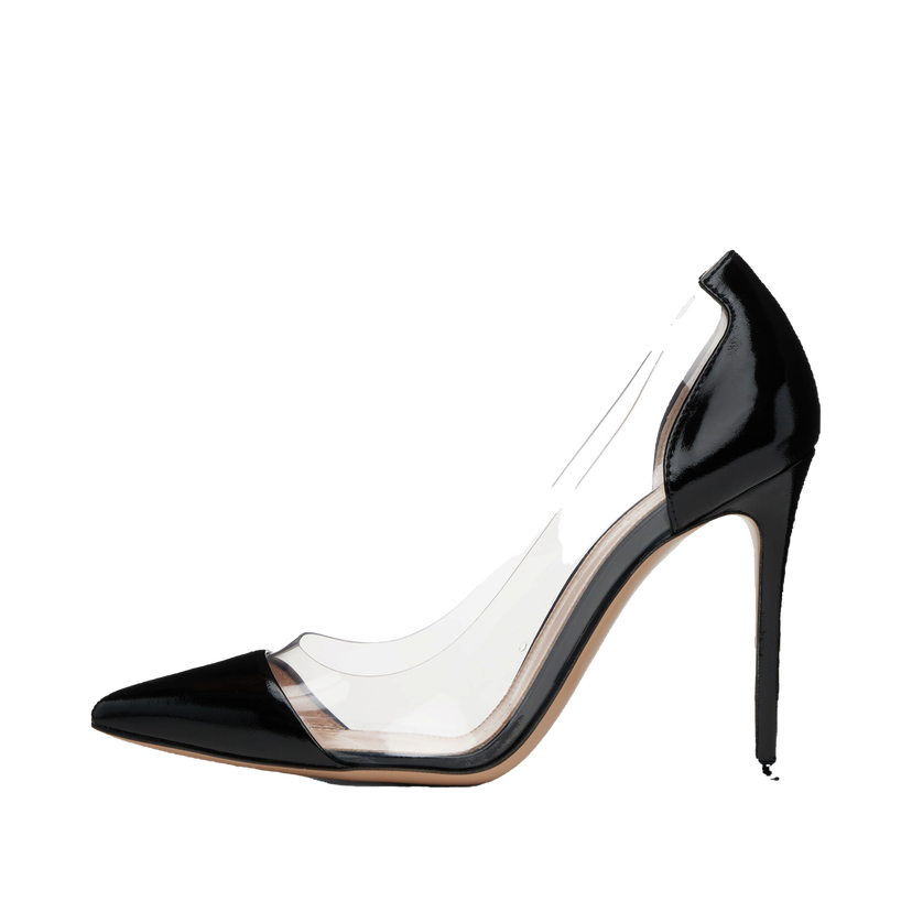 Sneakers och skor Gianvito Rossi Plexi 85 Pumps Svart | G20140-15RIC-NUG
