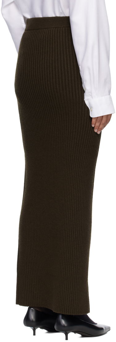 Kjol Max Mara Boris Ribbed Knit Maxi Skirt Grön | 2521306093600, 2