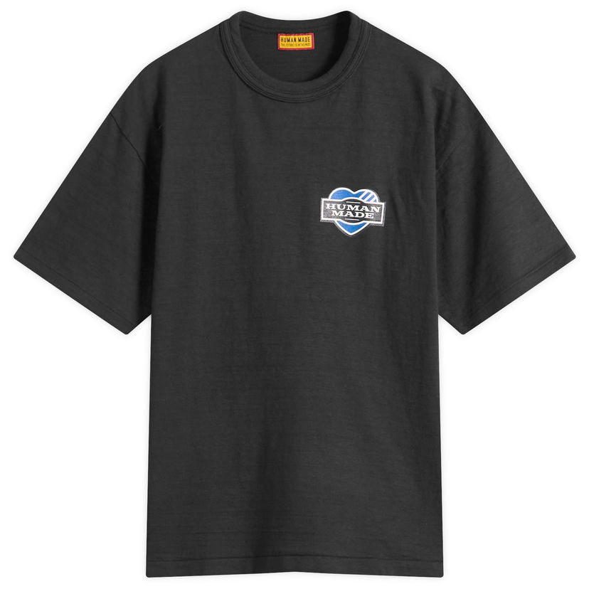 T-shirt Human Made Human Made Heart Stamp T-Shirt, Size Large Svart | HM30TE012-BLK