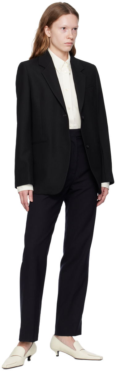 Jacka TOTEME Tailored Single-Breasted Blazer Svart | 233-3014-246, 3