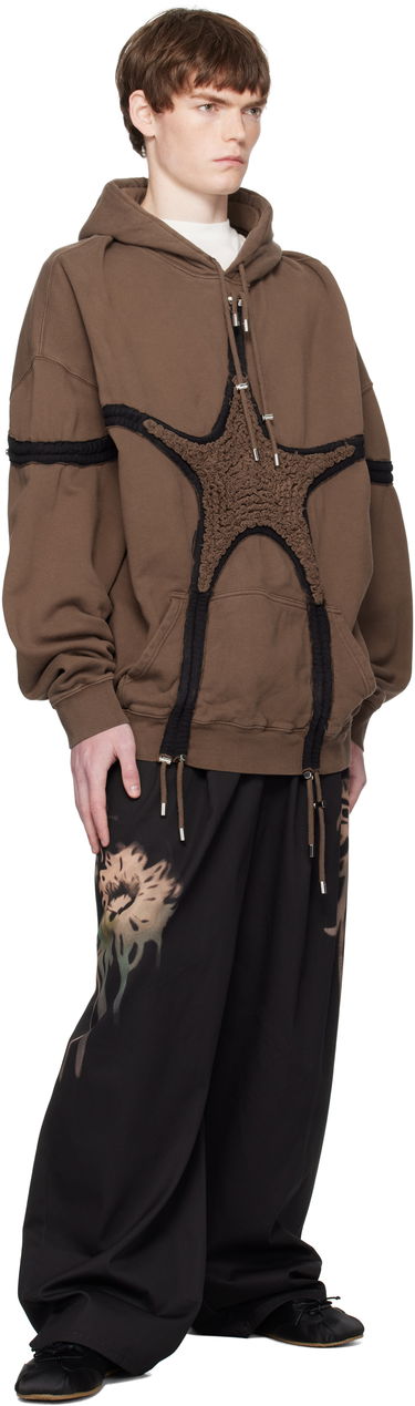 Sweatshirt Collina Strada Collina Strada Soft Star Hoodie Brun | XX8002, 3