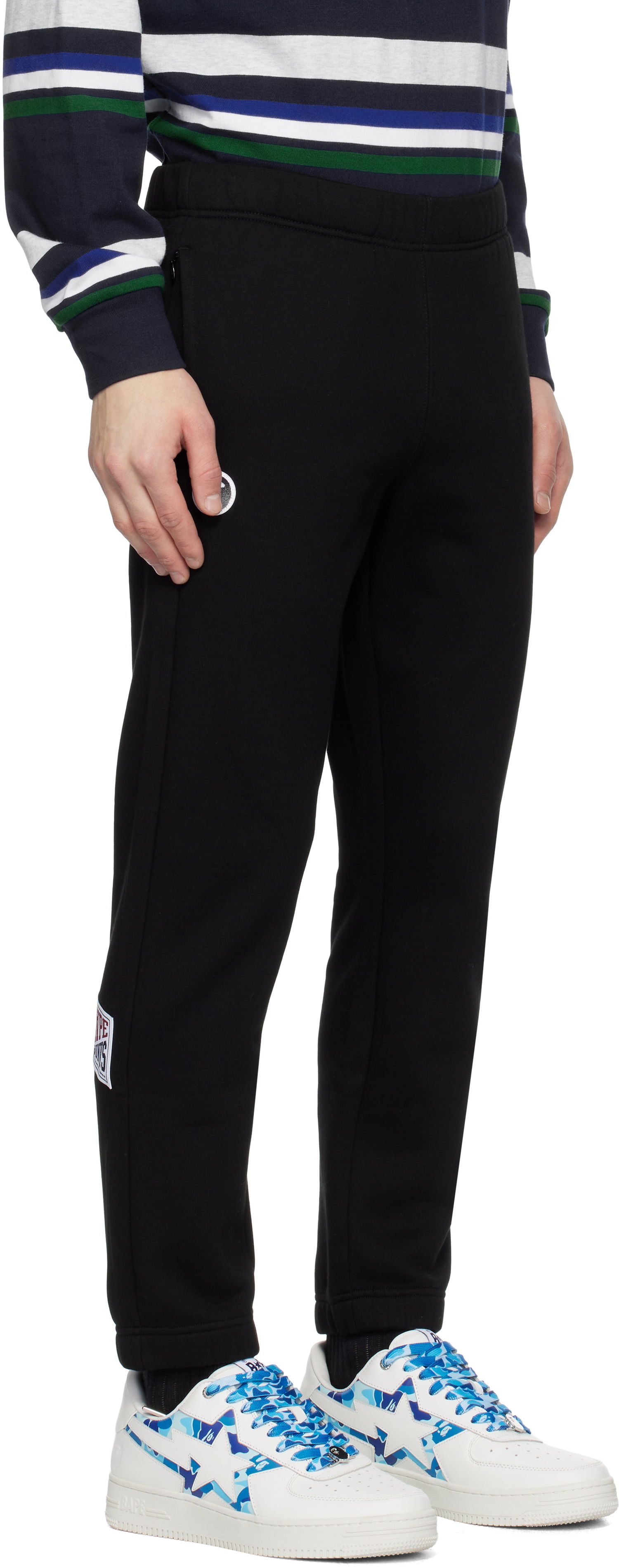 Träningsbyxor AAPE by A Bathing Ape AAPE by A Bathing Ape Main Sweatpants Svart | AAPPTMB638XXNBKX, 1