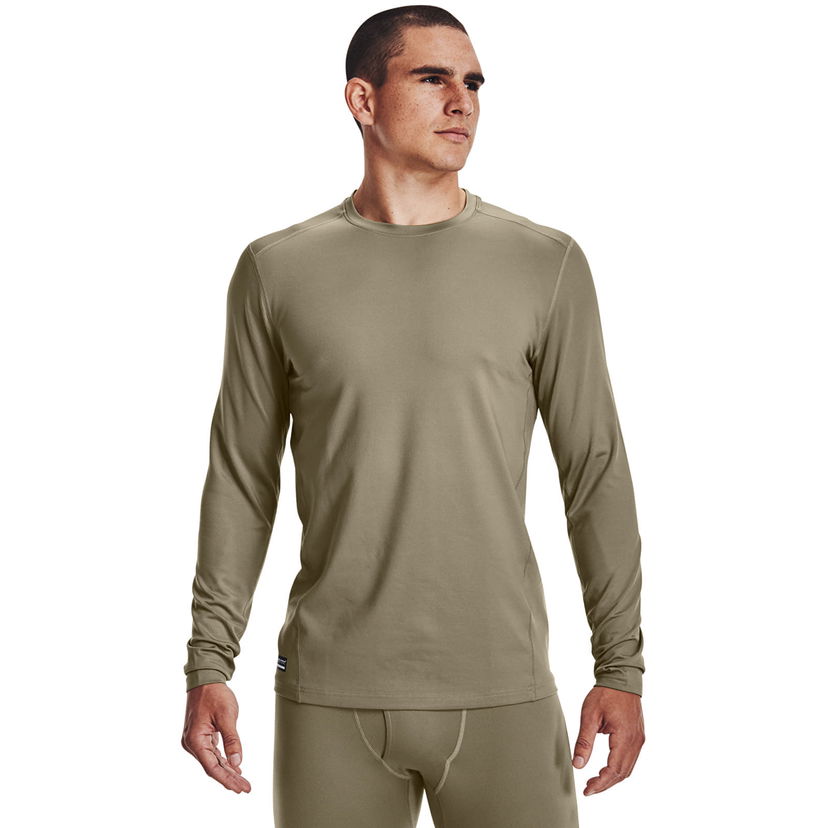T-shirt Under Armour Tac Crew Cgi Base Federal Tan Beige | 1365389-499