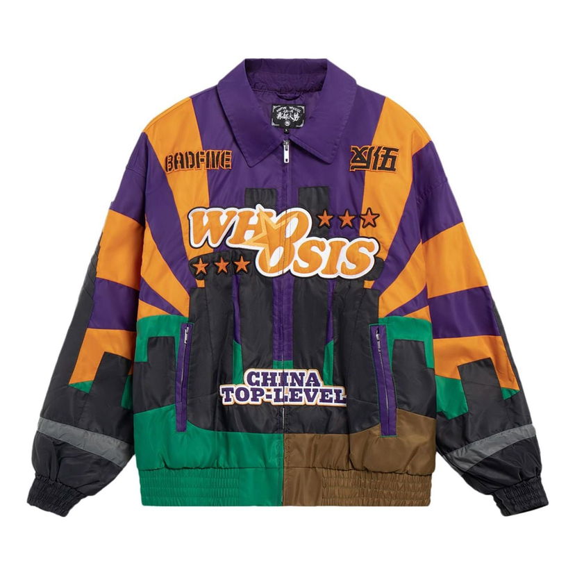 Bomberjacka Li-Ning WHOOSIS BadFive Graphic Jacket Purpur | AJDSB15-1