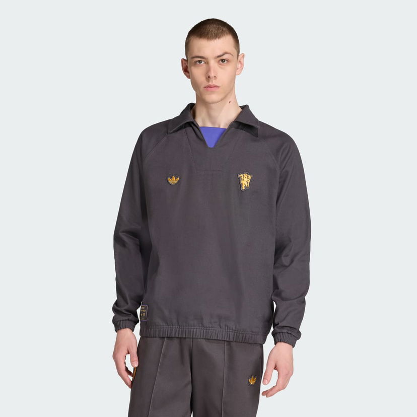 Jacka adidas Performance Manchester United Terrace Icons Track Top Grå | JX6788