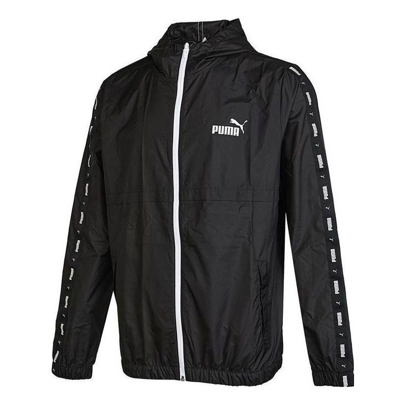 Vindjacka Puma Taped Sports Jacket Svart | 849499-01