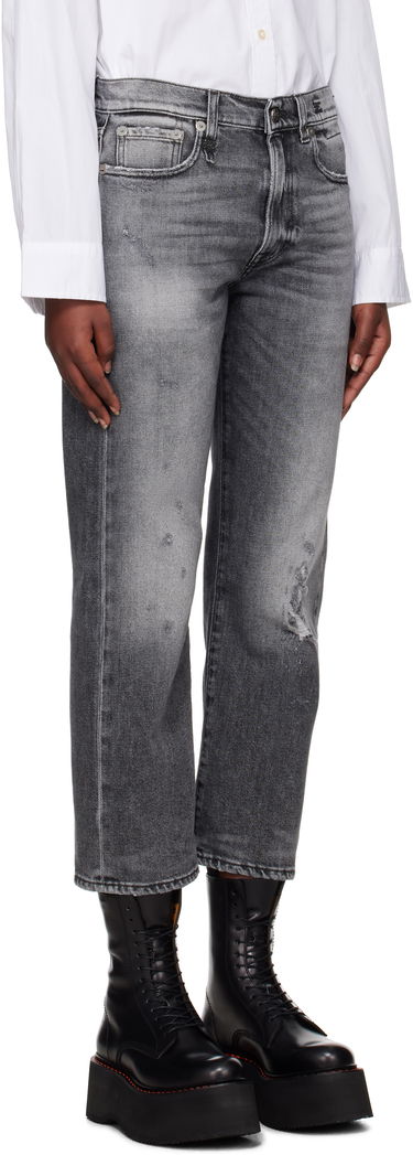Jeans R13 R13 Straight-Leg Boyfriend Jeans Grå | R13W5083-D137C, 1