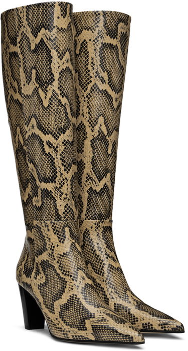 Kläder Aeyde Aeyde Cecilia Tall Boots Beige | A11-KB-PECP75BL83-FW24-957-064, 3