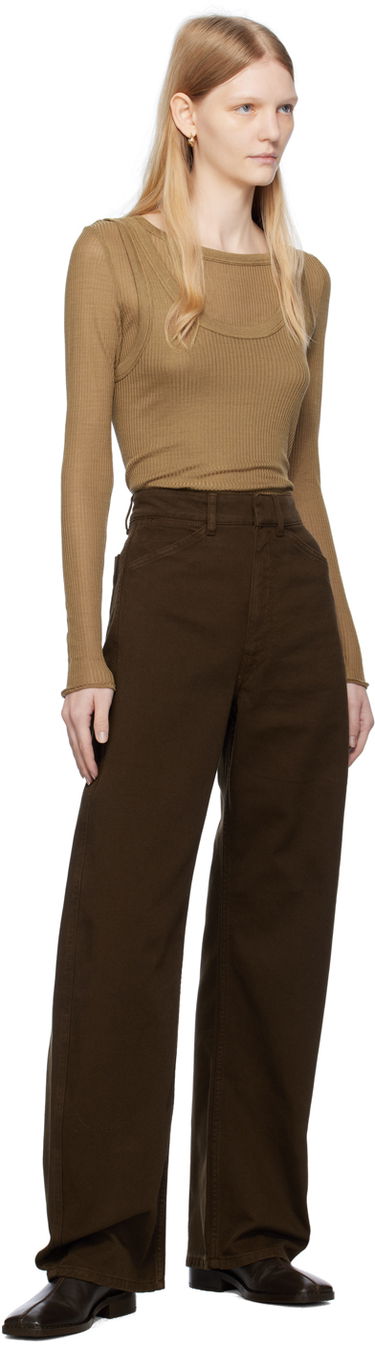 Linne LEMAIRE Lemaire Seamless Tank Top Brun | TO1121 LJ1007, 4